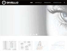 Tablet Screenshot of divello.se